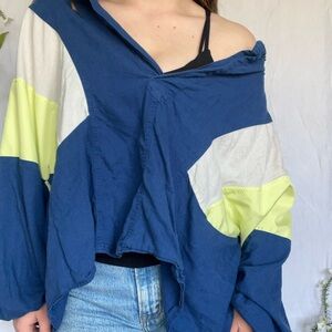 We The Free Deep Blue Top